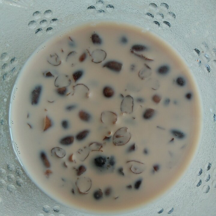 桂花牛奶红豆沙