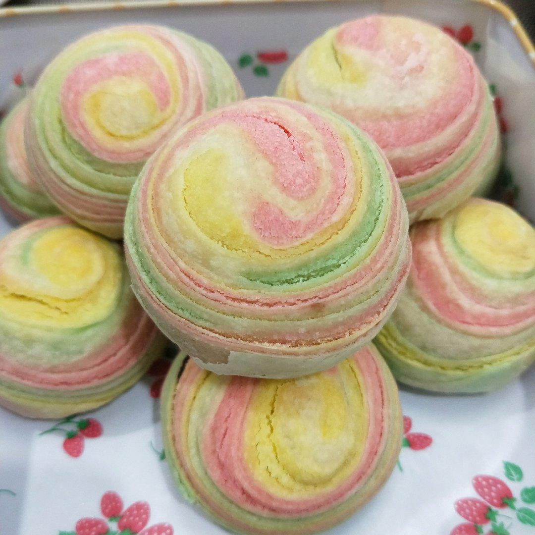 彩虹蛋黄酥（独角兽蛋黄酥）