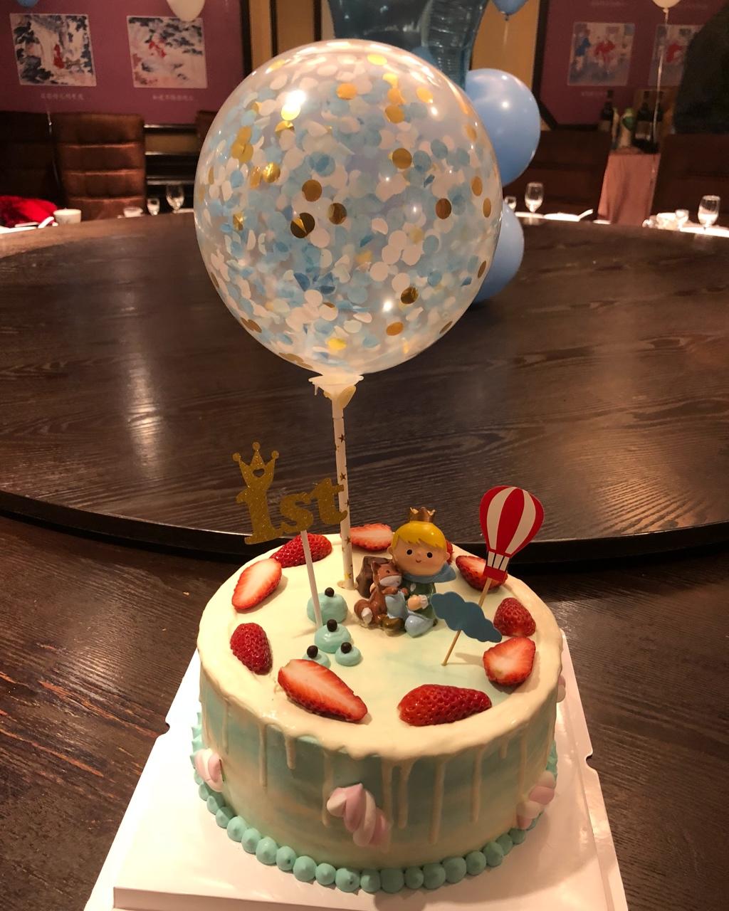 lyy做的小王子主题生日蛋糕男宝宝生日蛋糕