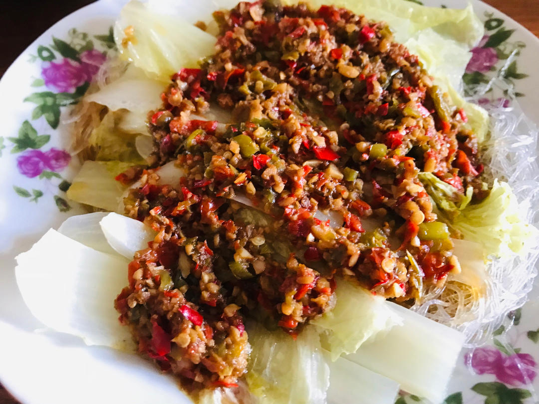 蒜蓉粉丝娃娃菜