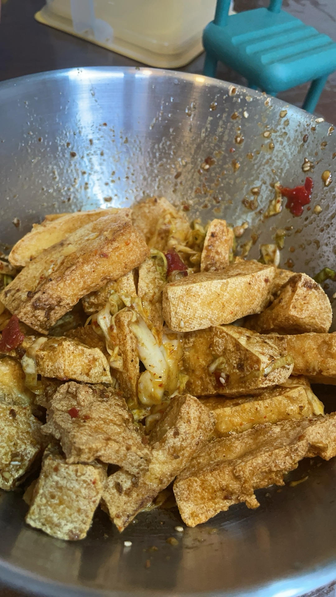 完美复刻小食街炸豆腐