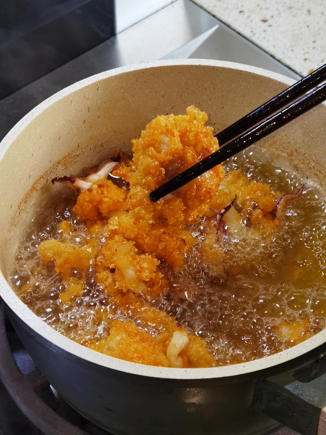面包糠炸虾