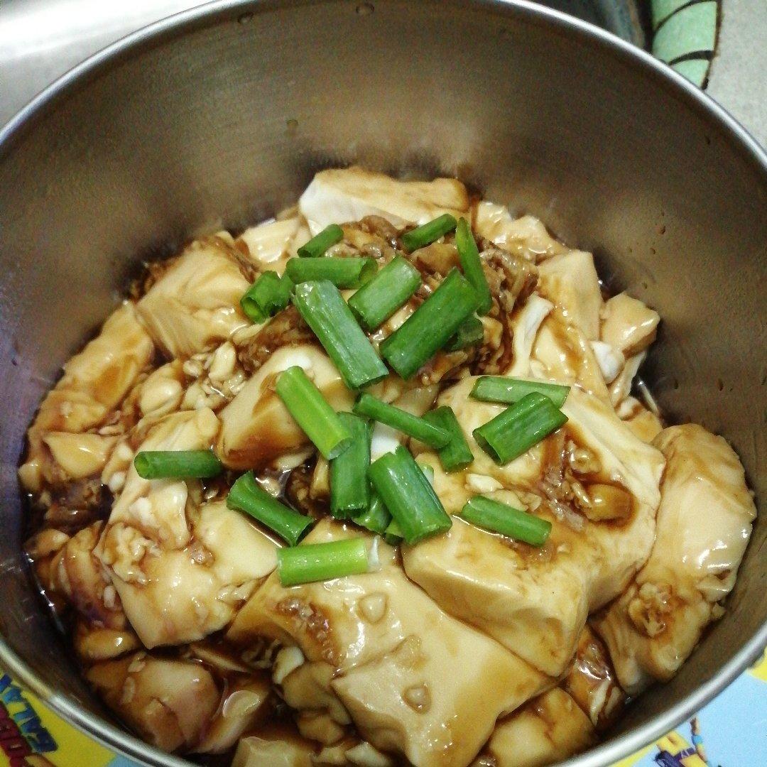 美味蚝油嫩豆腐