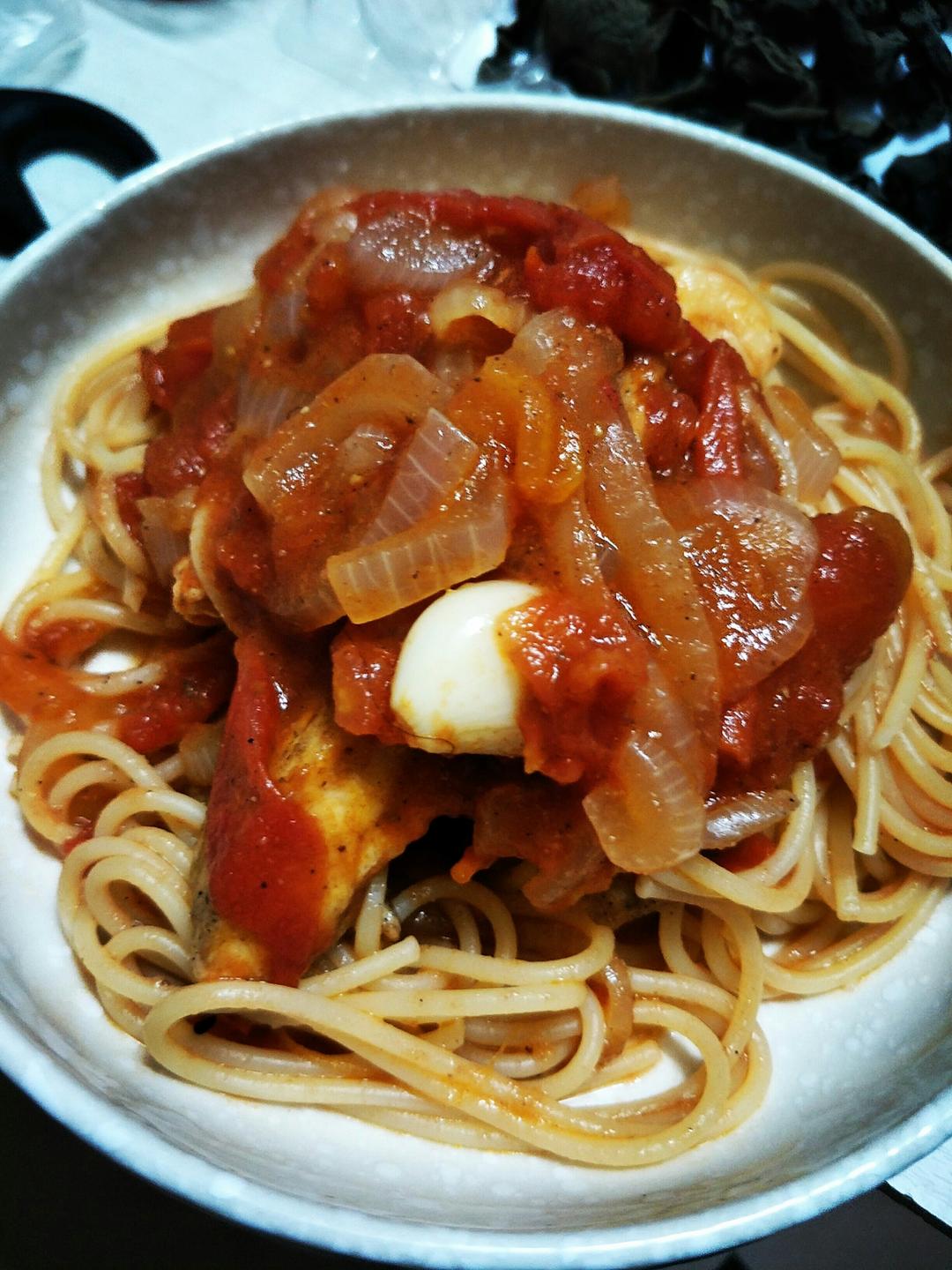 番茄炖鸡胸丨健康·三餐