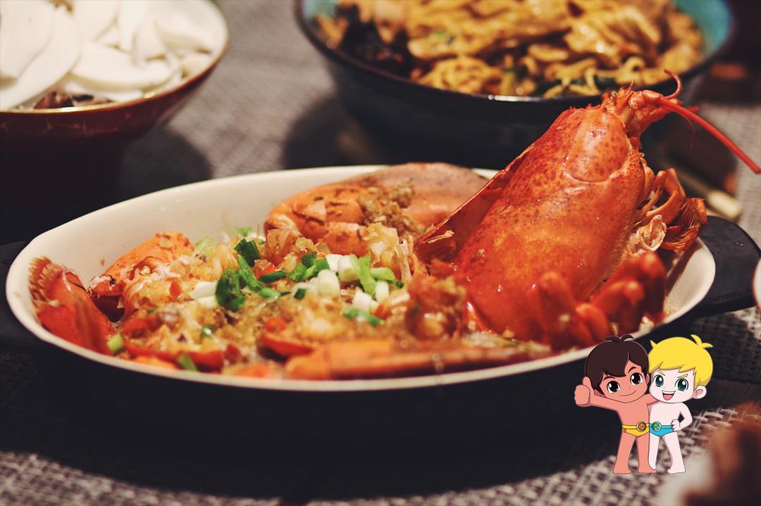 蒜蓉龙虾蒸粉丝