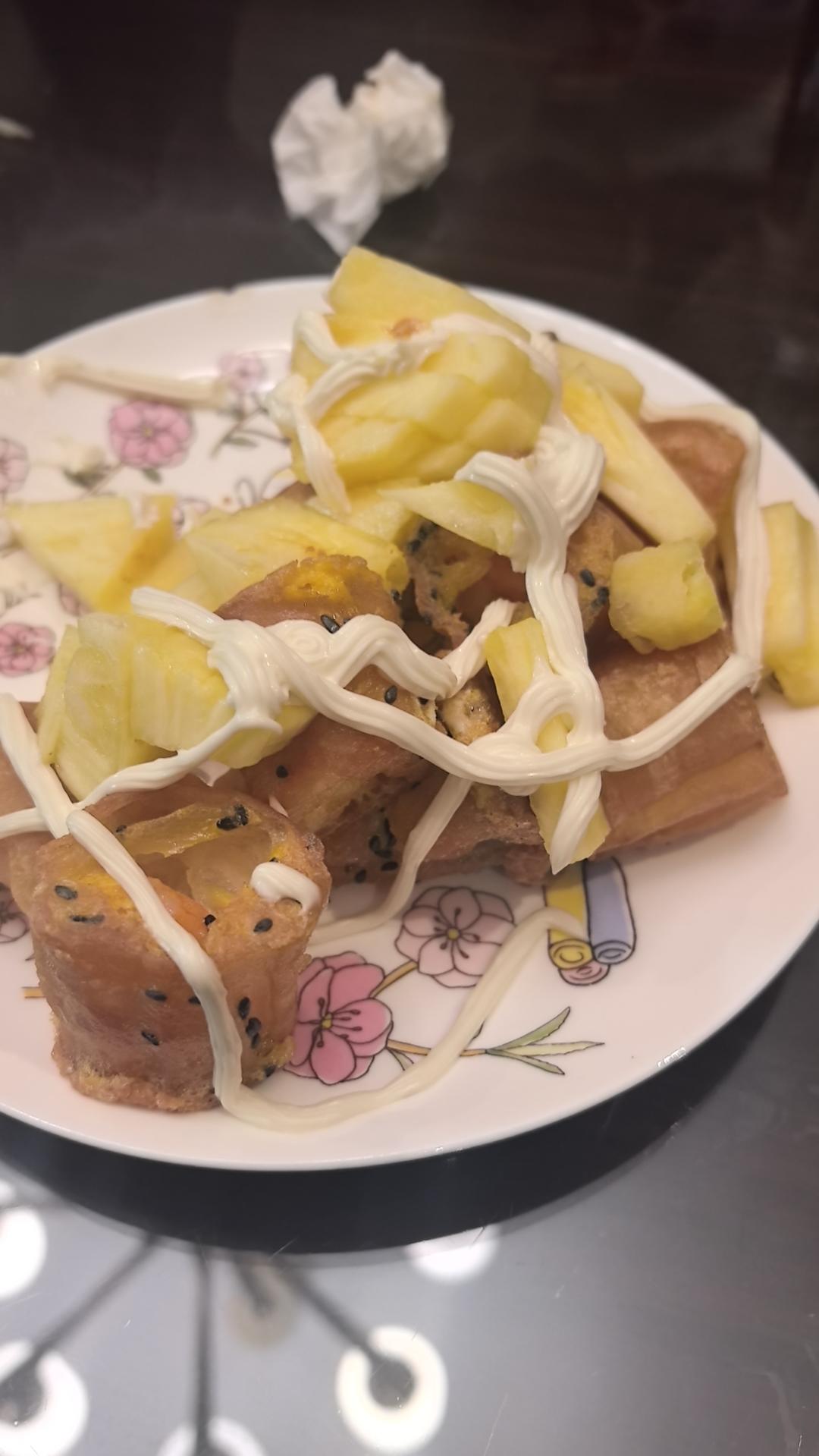 菠萝油条虾