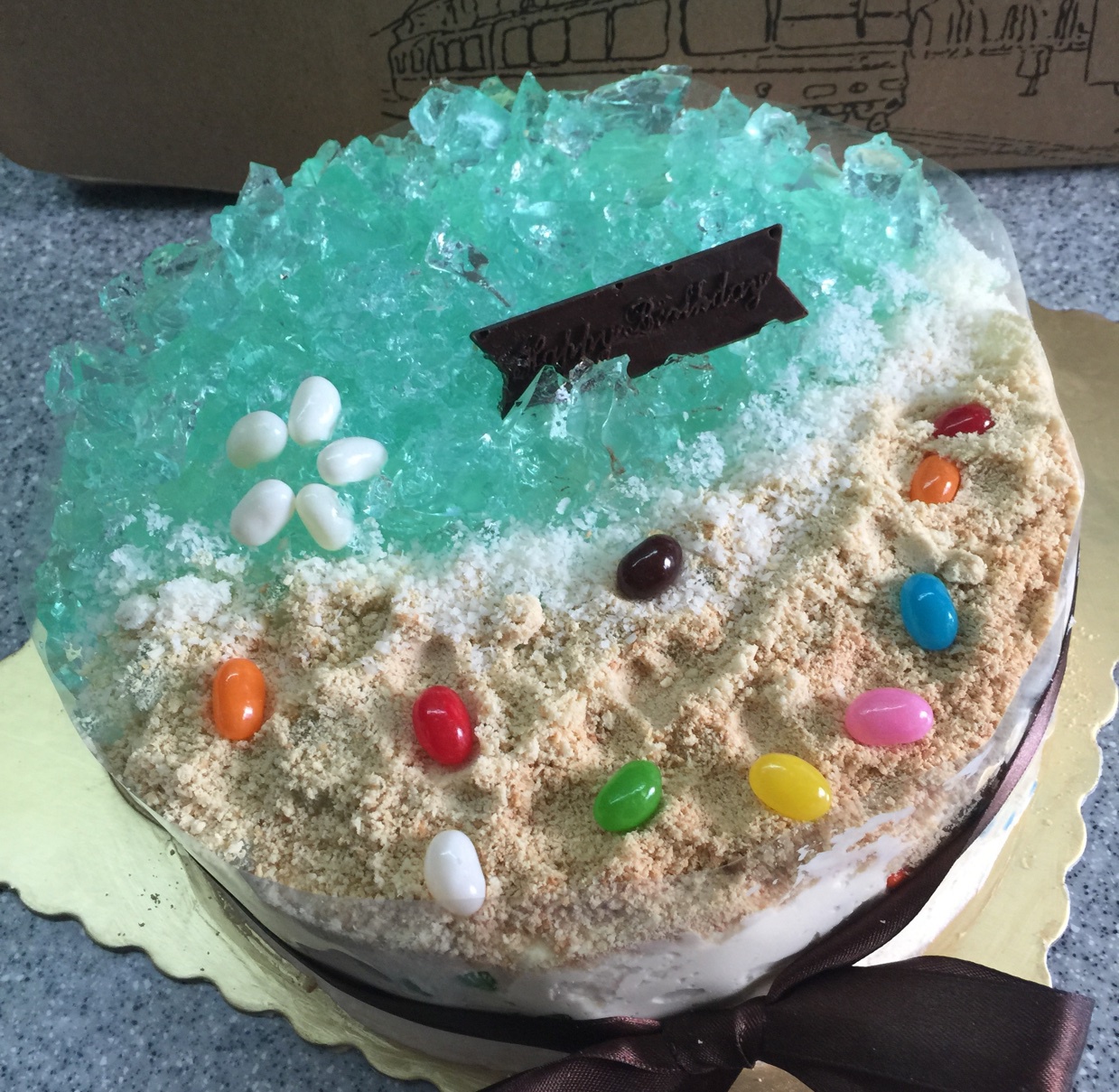 海洋酸奶慕斯蛋糕