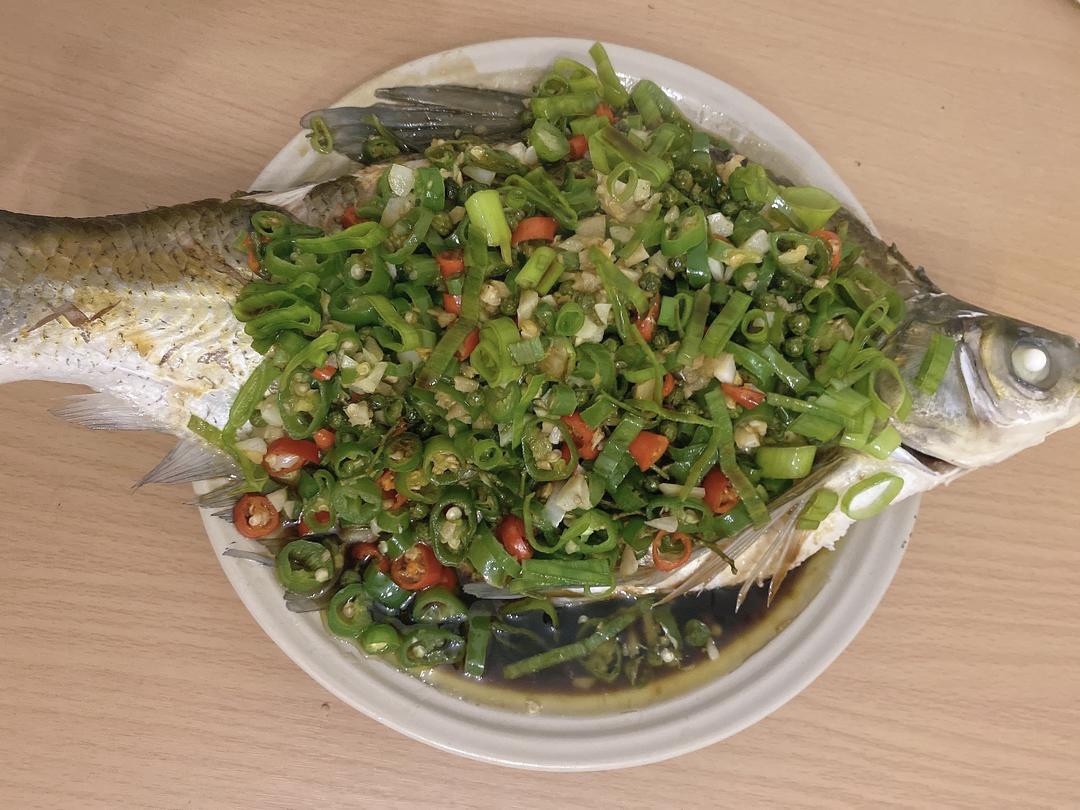 藤椒蒸鱼