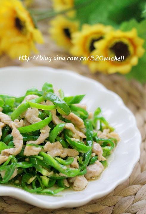 青椒肉丝的做法