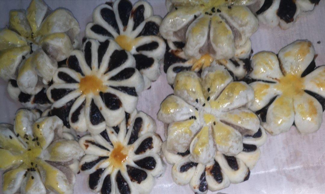 枣泥菊花酥
