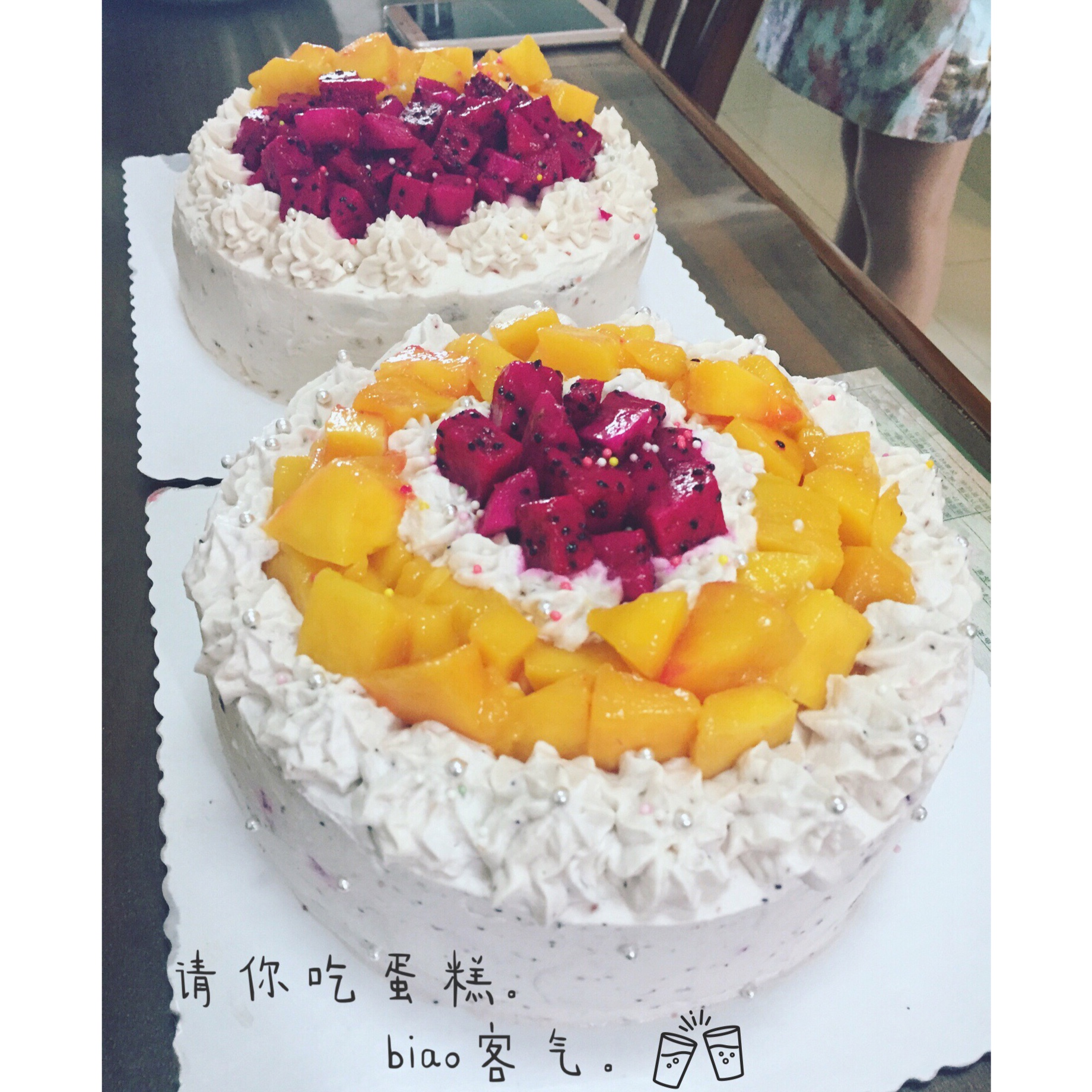 红丝绒戚风蛋糕（八寸）