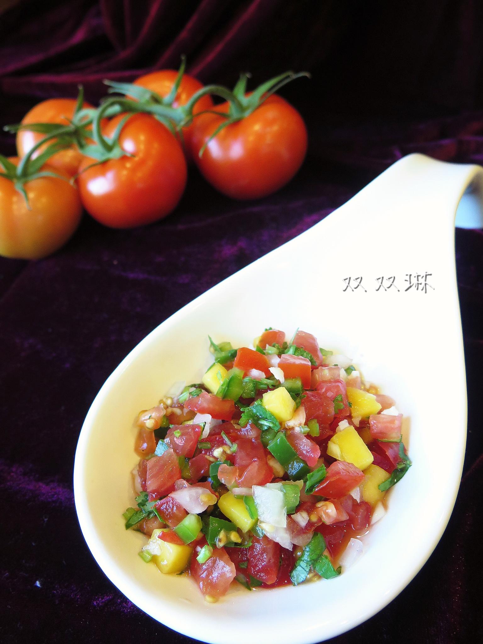 墨西哥风味西红柿沙拉的做法