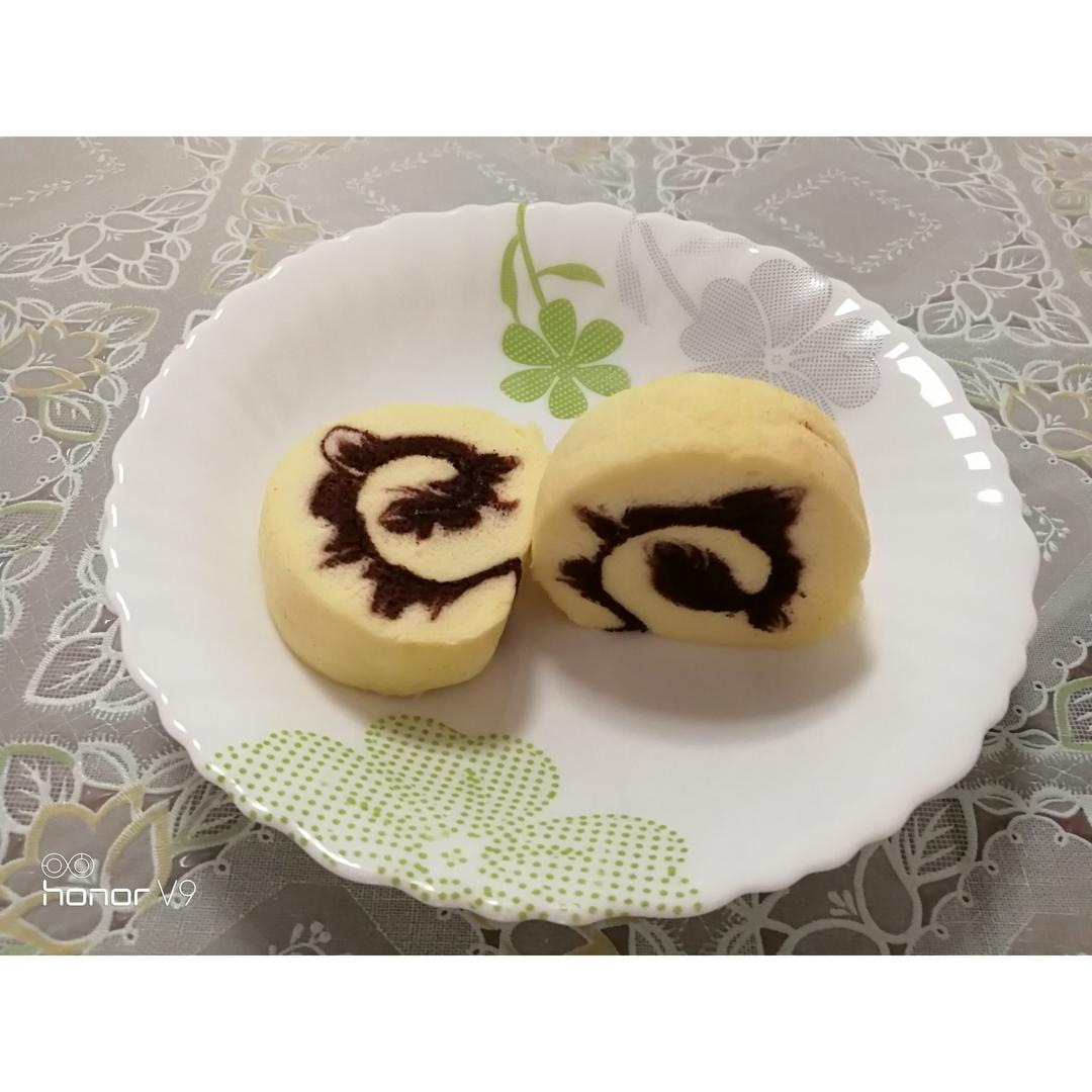 可可旋风蛋糕卷（视频）