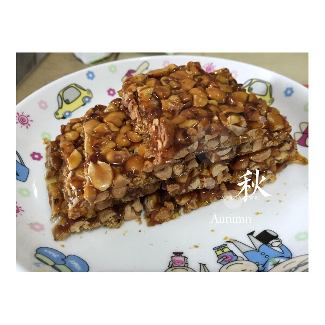 无水无油香脆花生糖