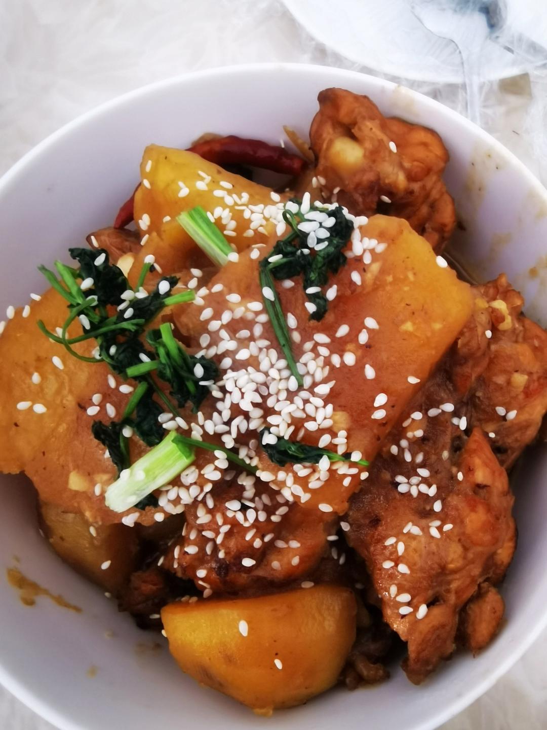 照烧土豆鸡翅根