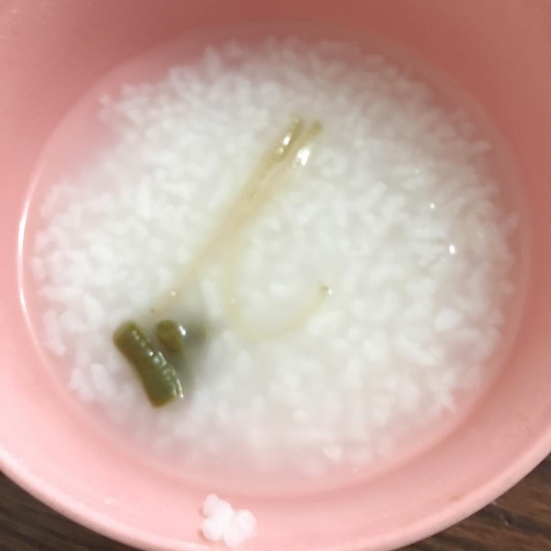 腊肉咸菜粥
