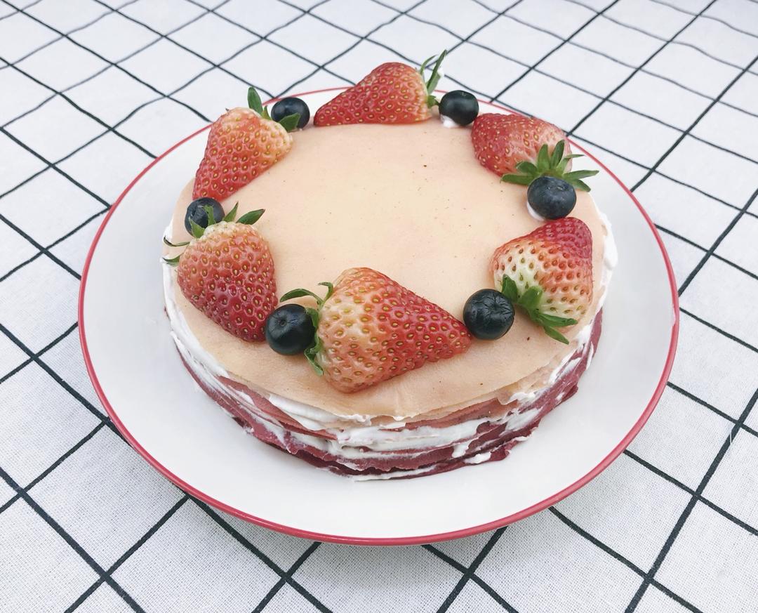 红丝绒渐变千层