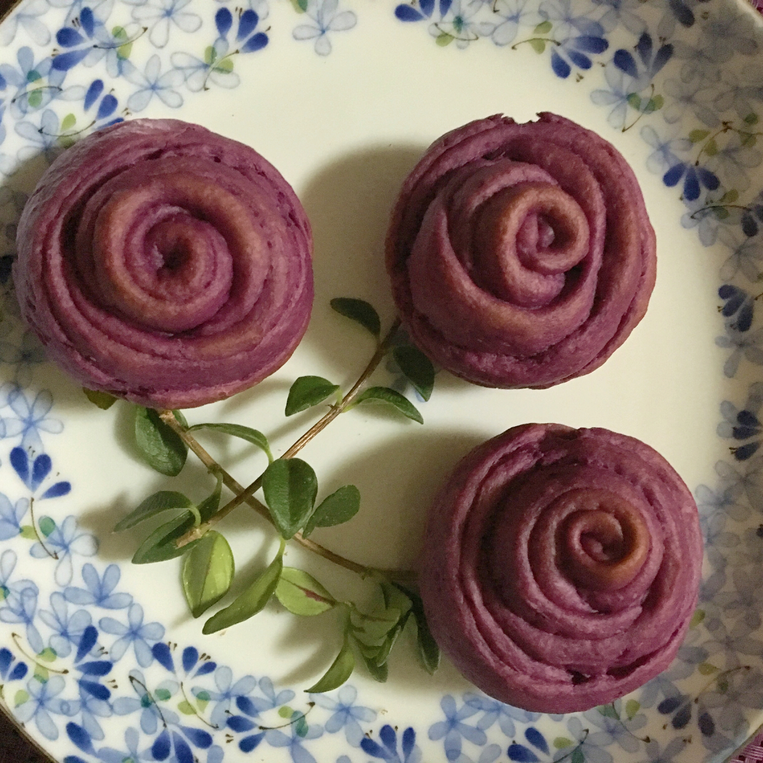 玫瑰花面包