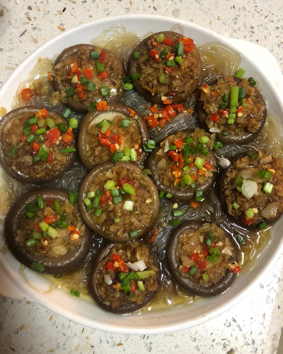 蒜蓉孜然烤香菇