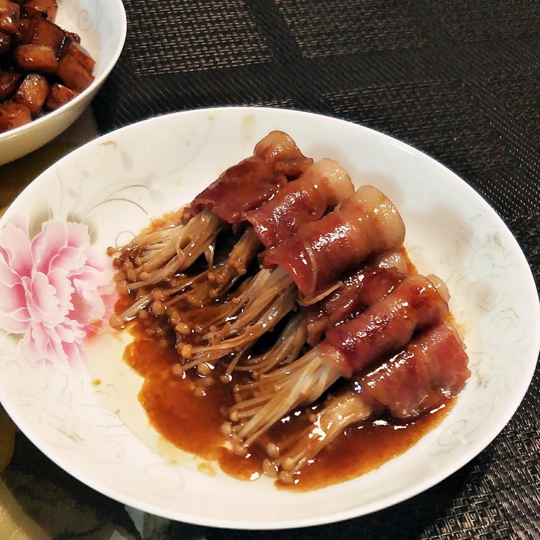 金针菇培根卷