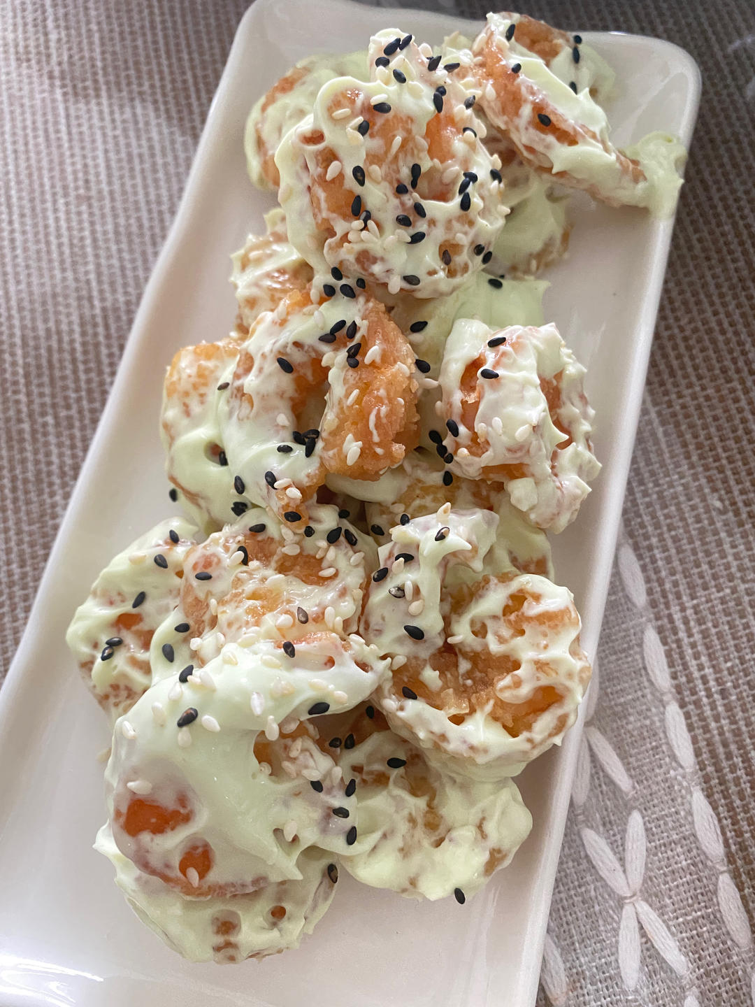 柏悦平替版芥末虾球