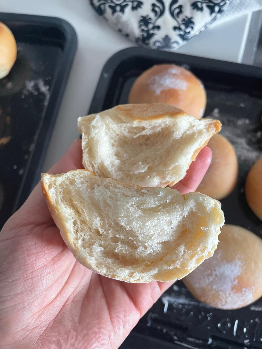 冷藏四天还非常柔软的面包胚！！冰面包