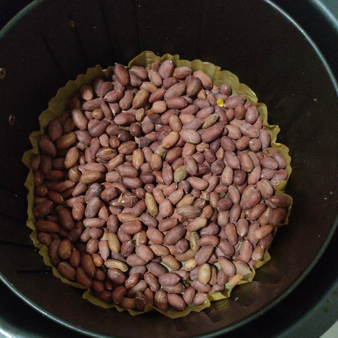 空气炸锅做盐焗花生米