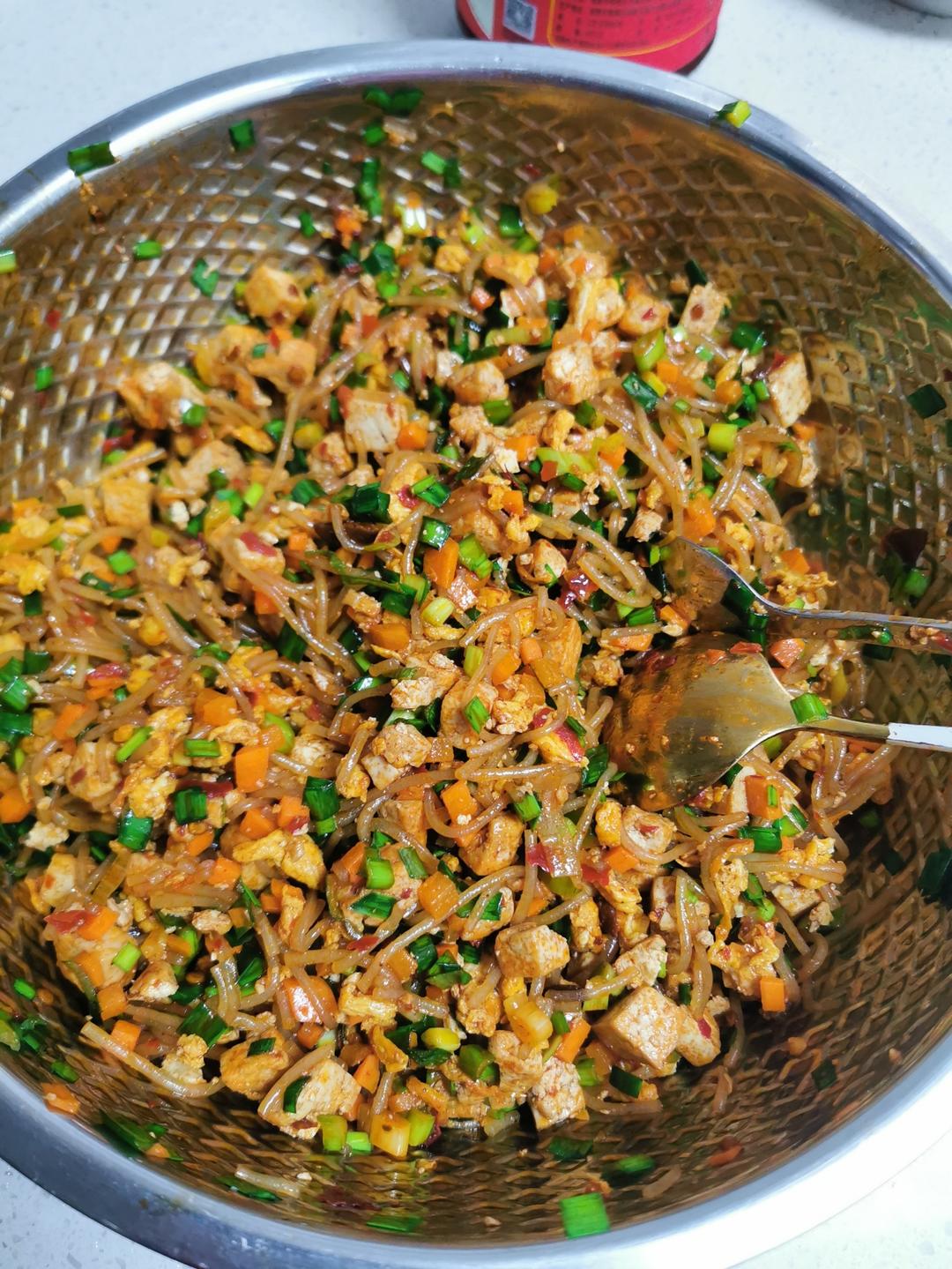 豆腐粉条蒸包