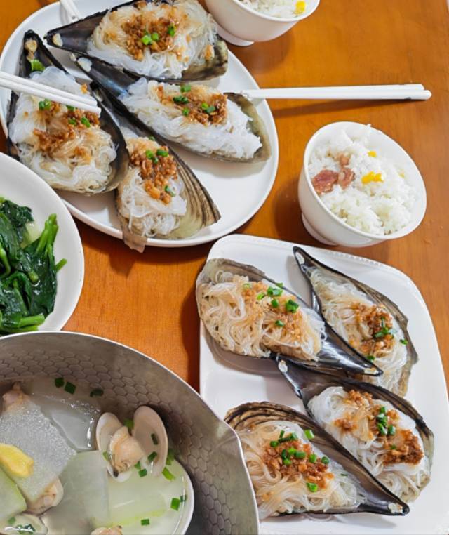 蒜蓉粉丝带子（附超详细处理方法）
