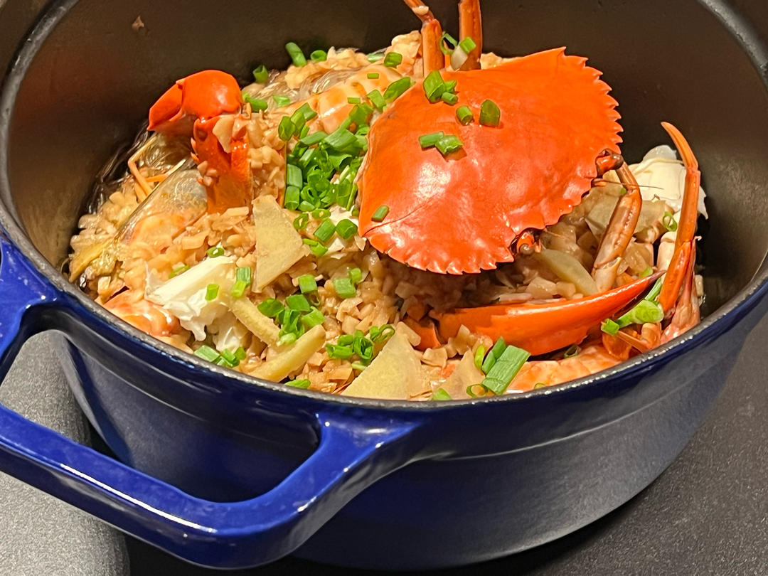 💥鲜美多汁～海鲜蒜蓉粉丝煲！好吃到爆