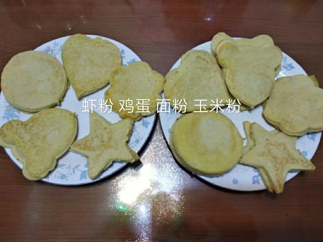 奶香爱心玉米煎饼