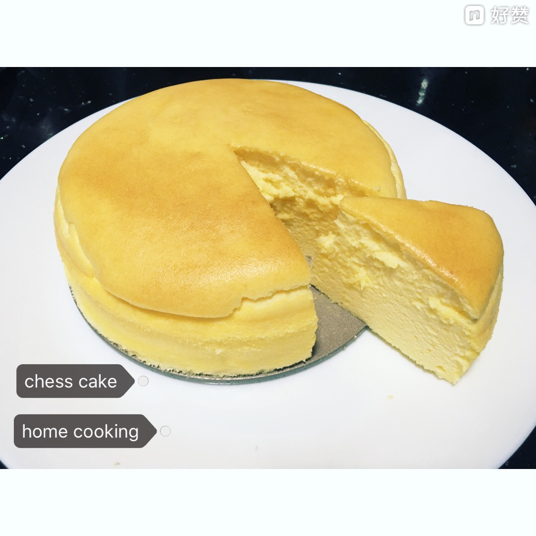 轻乳酪芝士蛋糕6寸#皮黑森林#