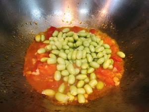 番茄丝瓜毛豆的做法 步骤8