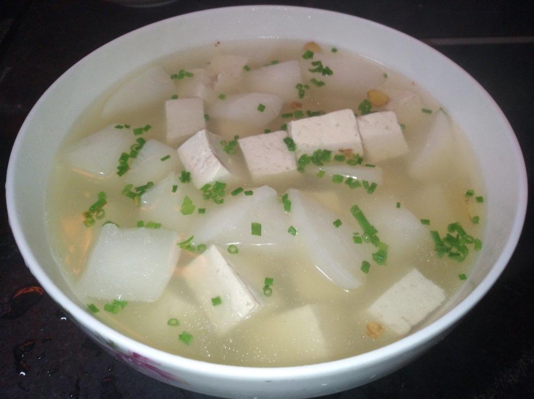 寒星-20做的白萝卜豆腐汤