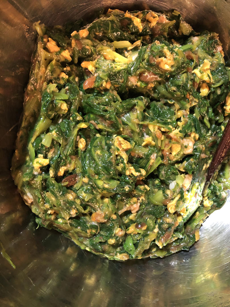 不用和面不用包的菜饽饽