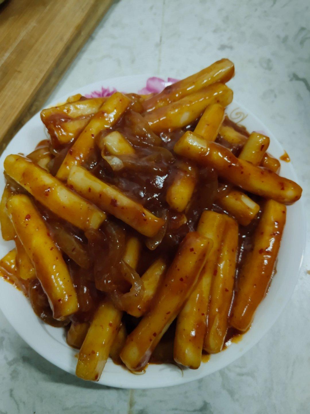 韩式辣炒年糕