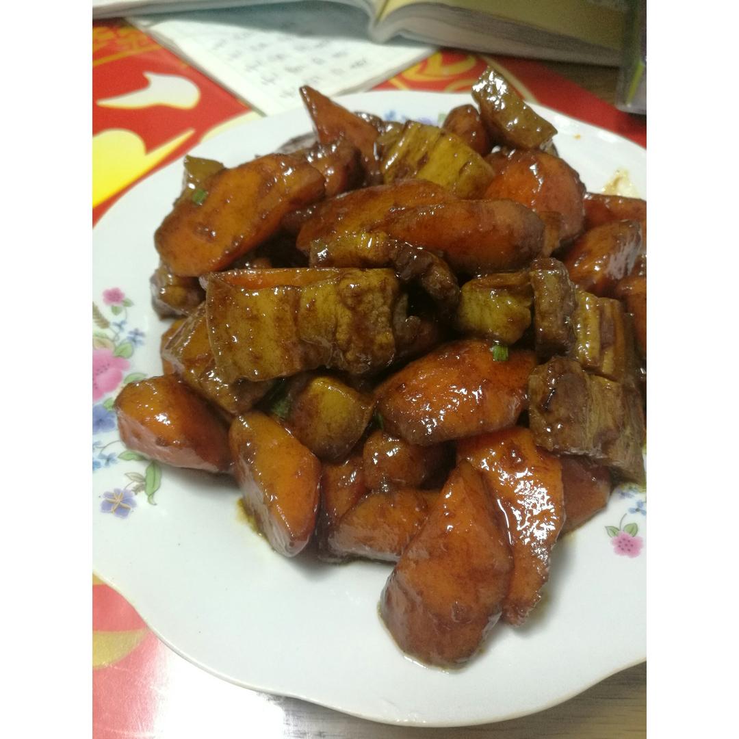 胡萝卜烧肉