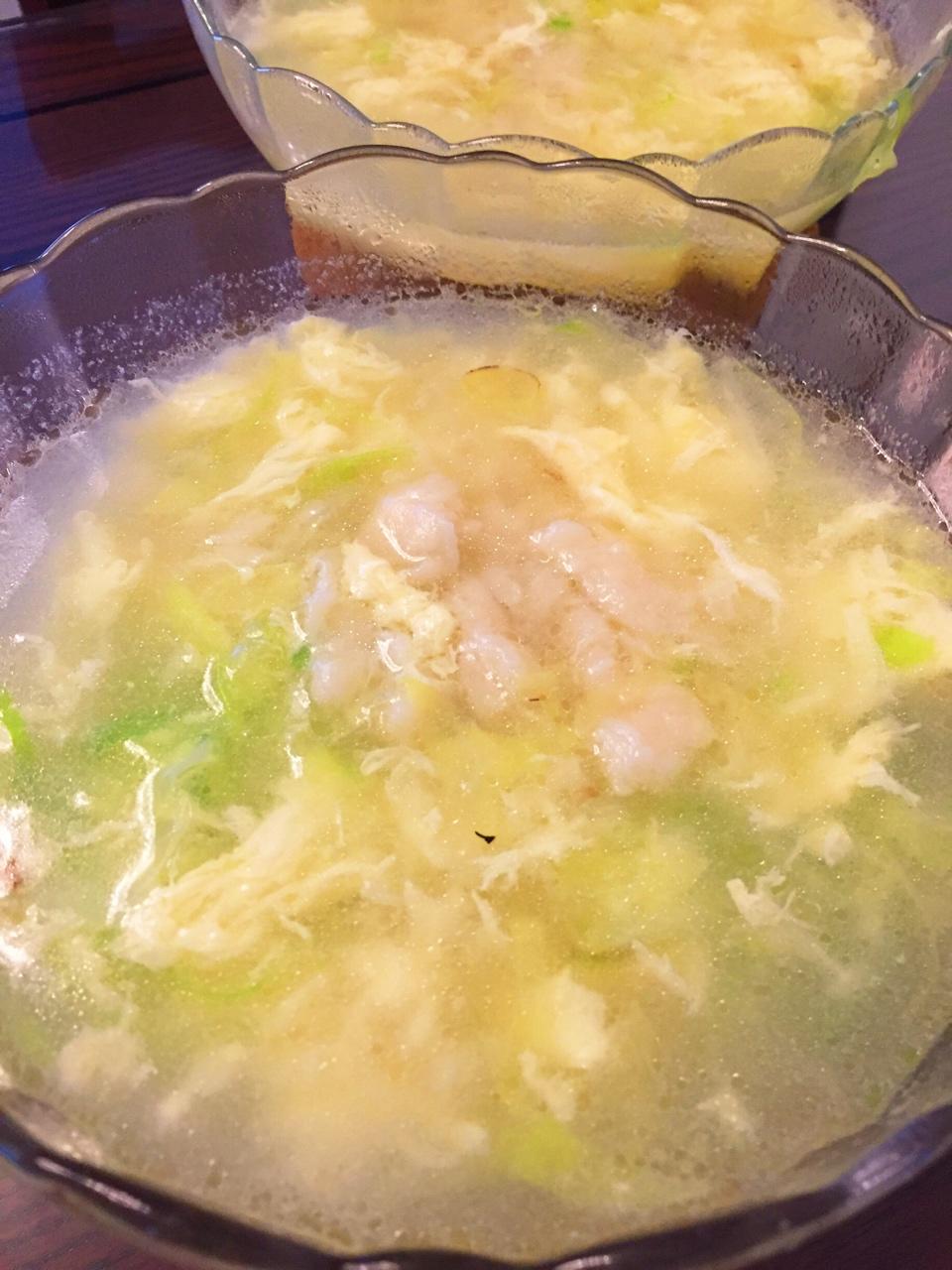 青菜鸡蛋面疙瘩汤