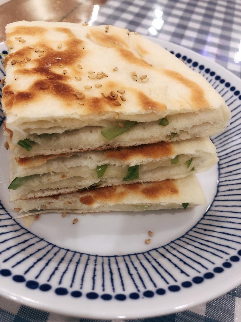 葱油千层发面饼