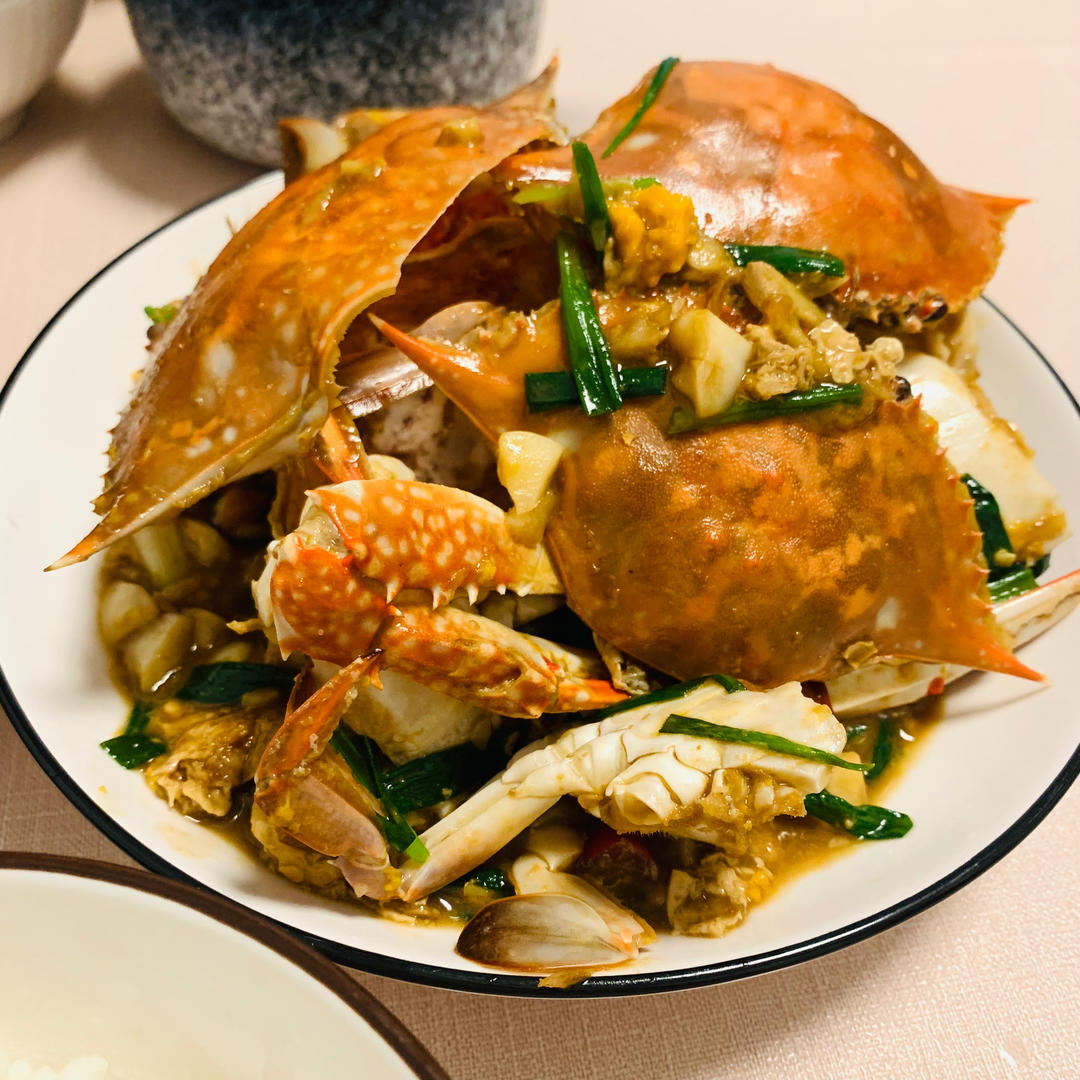 葱姜炒蟹 Fried Crabs