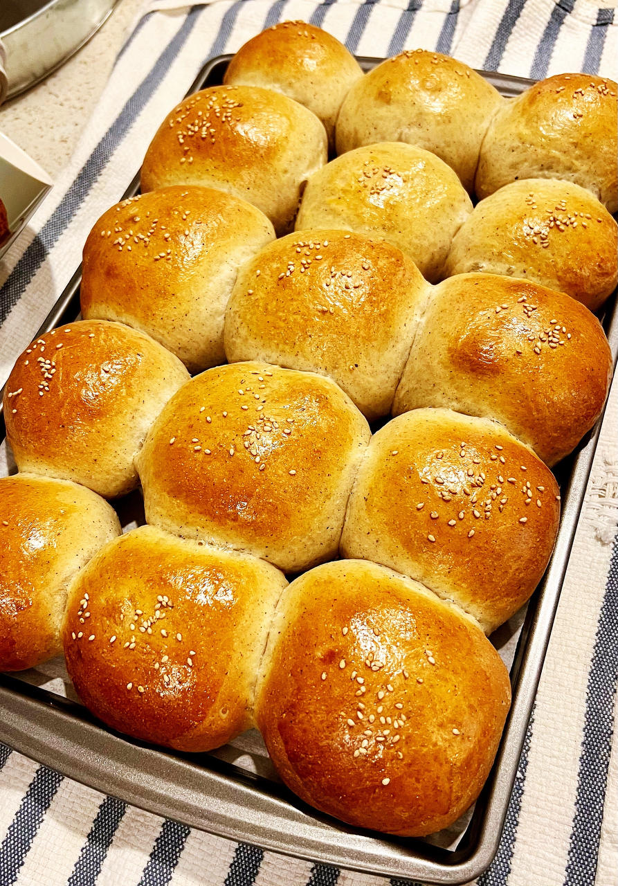 低卡烘焙——美味椰蓉小餐包（低油低糖低热量）