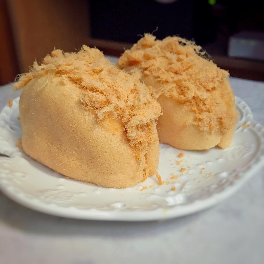 叮腻腻做的肉松小蛋糕