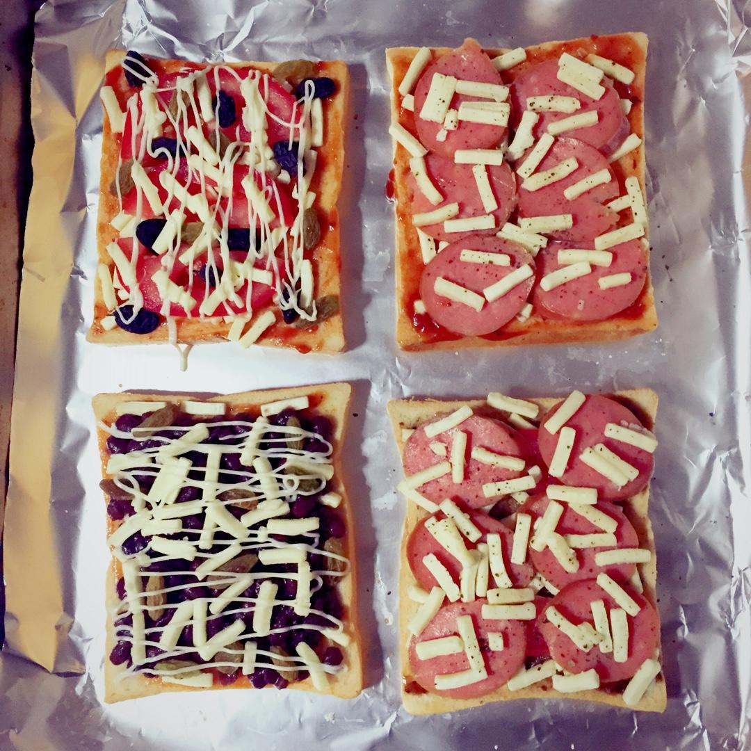 芝士面包片披萨