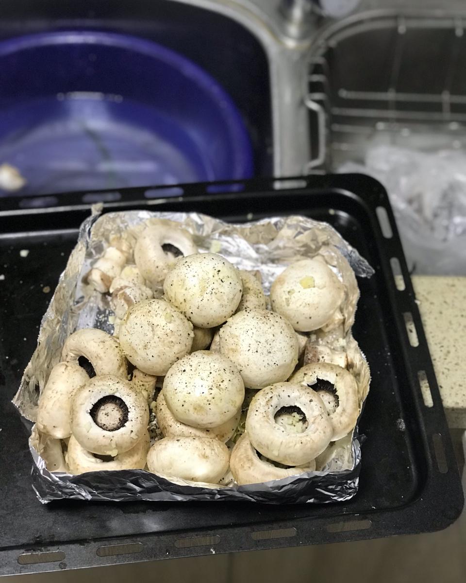 烤蘑菇