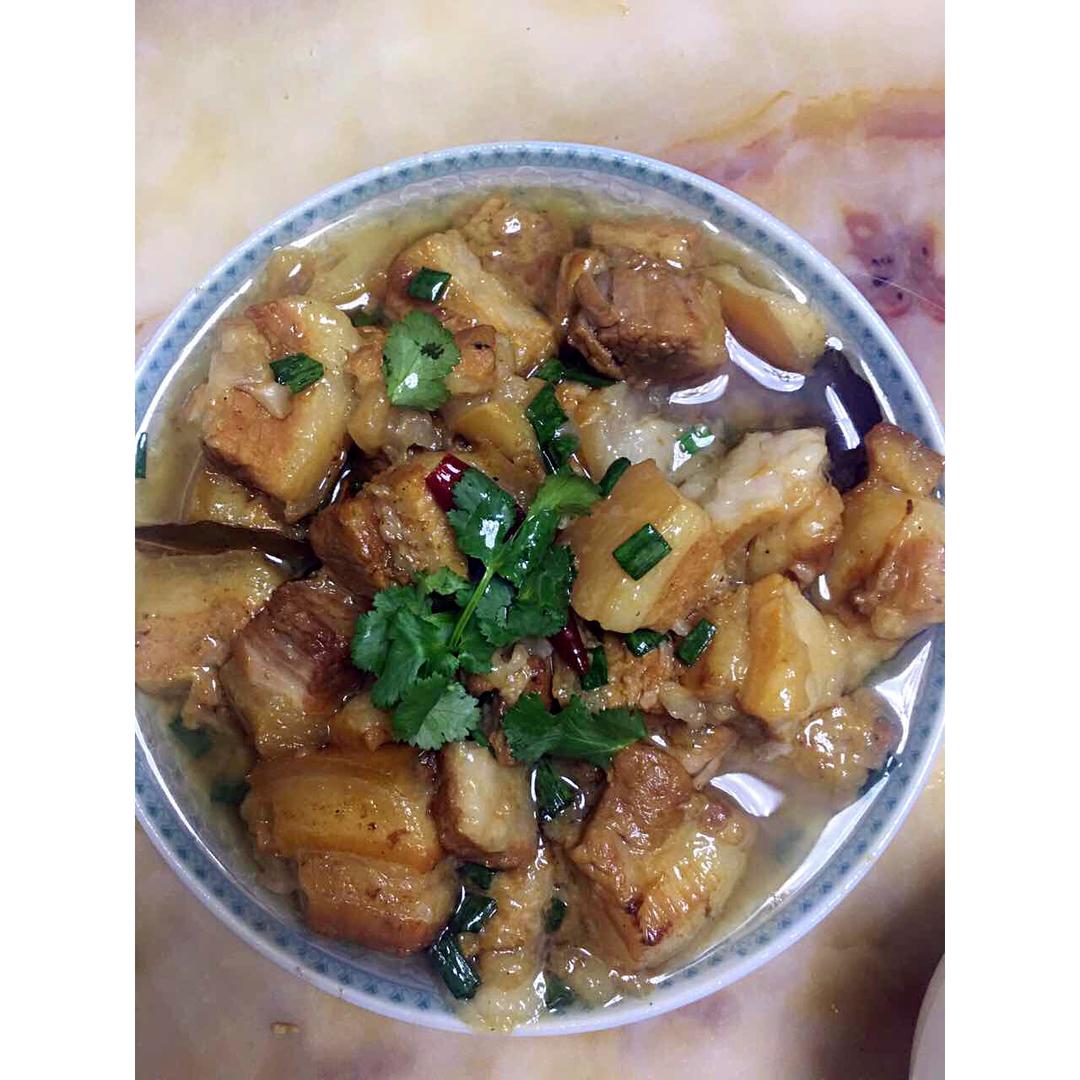 不焯水不放油的家常红烧肉