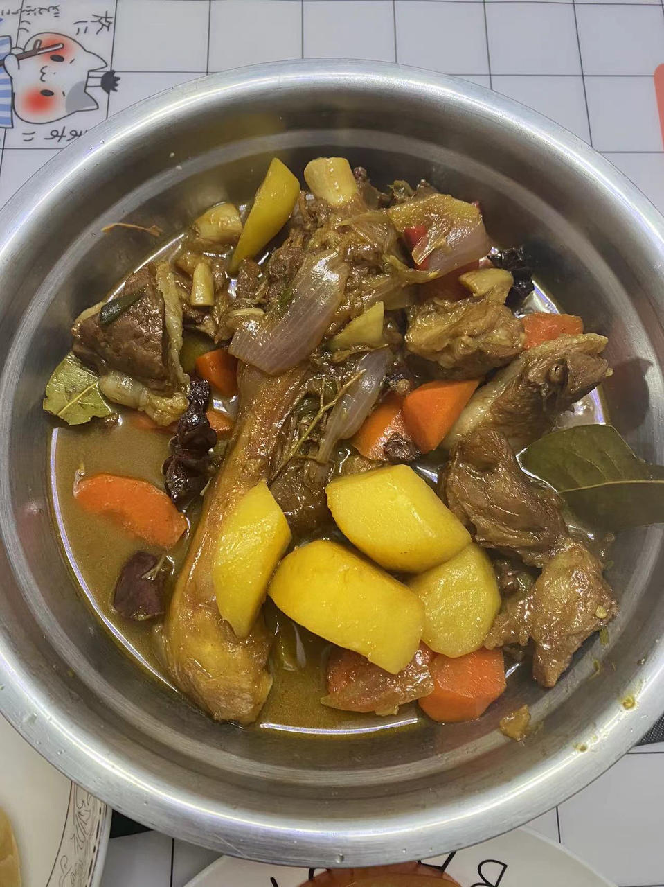红烧羊肉炖胡萝卜