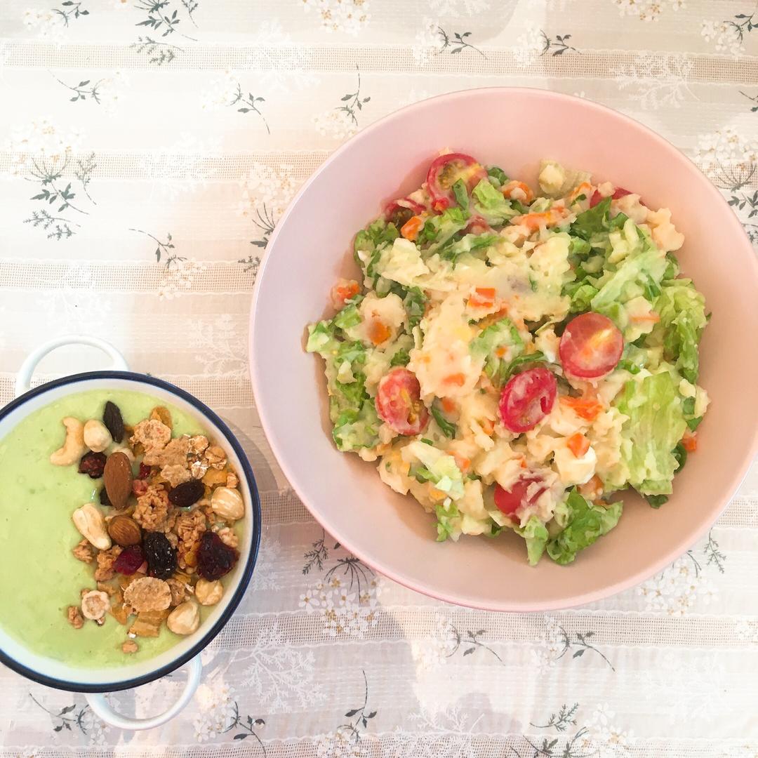 低脂又管饱的土豆泥沙拉