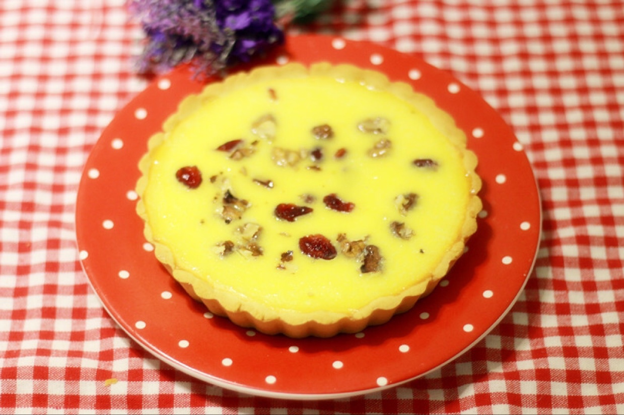 蔓越莓椰香芝士派