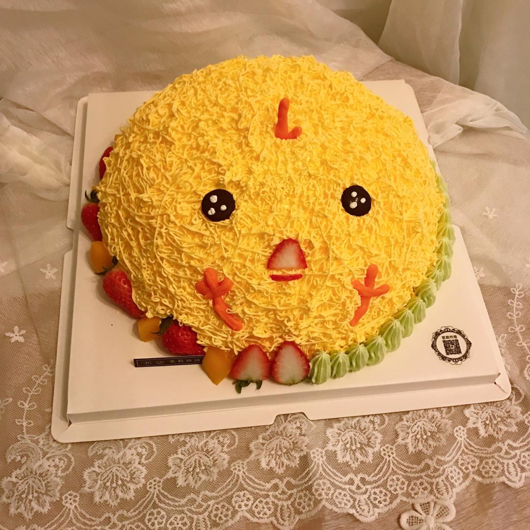 立体小鸡蛋糕