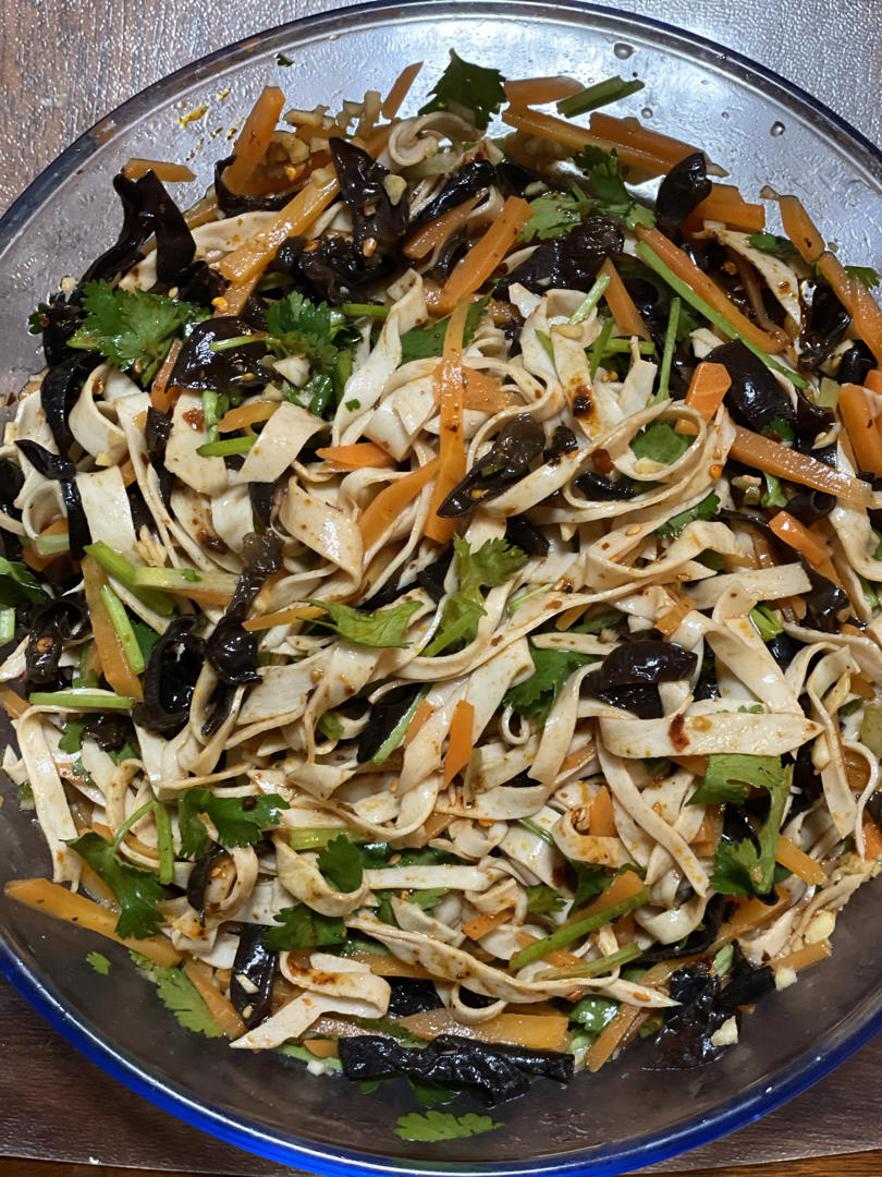 凉拌油豆皮